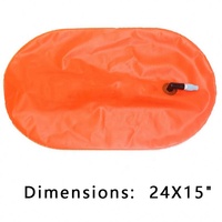 Bouée de natation gonflable en PVC pour l'été, flotteur de sécurité simple pour la plongée et l'entraînement à la natation