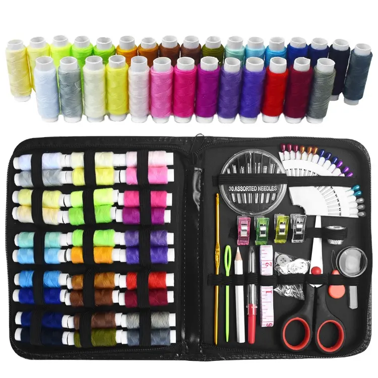 Túi Thời Trang Công Cụ May Vá Trang Chủ May Kit Set Du Lịch May Kit Home Vá Chủ Đề Pins Crochet Hooks Đan Kit Set Cho Gia Đình