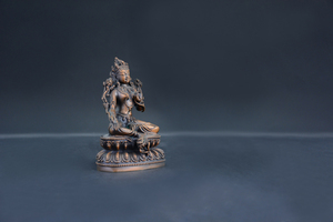 Patung <span class=keywords><strong>Tara</strong></span> Hijau Berlapis Perunggu Religius, Patung Cetak Digital, Pengecoran Logam, Buatan Khusus Ukuran Asli - Product Image 6