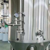 100l 200l 250l 300l 400l 500l 600l 800l 1000l cuve de fermentation de bière conique en acier inoxydable pour brassage de bière