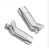 Clé USB de type C haute vitesse, clé USB OTG Android, clé USB 128 Go, 64 Go, 32 Go, clé USB C, clé USB 2 en 1, clé USB de type C pour téléphone