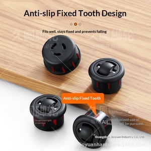 Invisible Universal Nylon Furniture Caster PA/PP <strong>Wheels</strong> 10-25kg Load Capacity Embedded Hidden Pulley <strong>for</strong> Island <strong>Table</strong> Rotating - Product Image 5