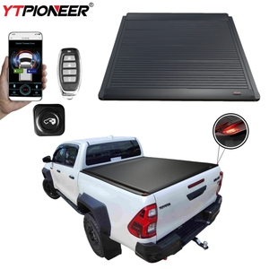 2009-2013 Toyota per Hilux GRS Revo Hamer doppio tappo coperchio a <span class=keywords><strong>rulli</strong></span> alimentato a scomparsa vassoio bagagliaio secchio chiusura Tonneau posteriore - Product Image 1
