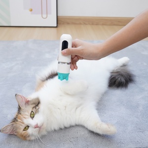 Head Replaceable Relaxing Manufacturer Wholesale Electric Silicone Five Heads Rechargeable Pet Cat <b>Massager</b> - Product Image 3