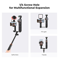 Support de téléphone K&F Concept pour DJI Osmo Pocket 3/4, accessoires, angle réglable, clip de téléphone portable, support d'extension