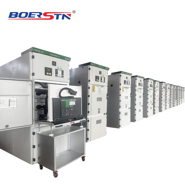 12kV 1250A IP65 IEC KYN28A-12 MV Switchgear Panel Vacuum VCB Metal Clad Withdrawable Indoor Distribution Cabinet Switchboard