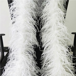 Đẹp Fluffy 2 mét dài đà điểu lông BOA trang trí đà điểu lông cho quần áo <span class=keywords><strong>Fancy</strong></span> Dress Wedding party trang trí - Product Image 4