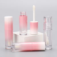 OMI 2.5ml Costom Envase Brillant À Lèvres Mignon Rose Teinte À Lèvres Bouteille Graduée Couleur En Plastique Brillant À Lèvres Emballage