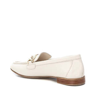 Carmela Donna Mocassino 161561 Ghiaccio Zapatos Planos para Mujer, Mocasines de Cuero Blanco - Product Image 3