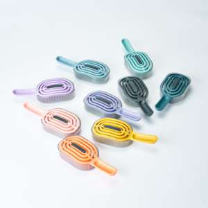 Escova macia para massagem do couro cabeludo e desembaraçar cabelos, uma variedade de cores, dentes de alta elasticidade, fácil de transportar, mais vendida - Product Image 2