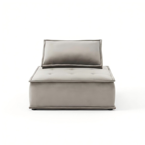 Durable Velvet Upholstered Two-Seat Sectional Couch with Foam Filling Non-Slip Bottom for Living Room Apartment <b>Office</b> Building - Product Image 6