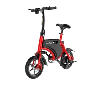 Sepeda listrik lipat 14 inci 24 volt 36V, sepeda besar sepeda lemak sepeda listrik dengan pengiriman cepat
