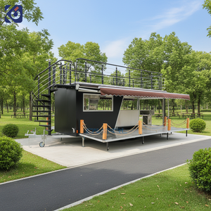 CAMPTRL Remorque alimentaire personnalisée, cuisine mobile, hot-dog, pizza, vente ambulante, camion de nourriture de rue, camion de nourriture à deux étages - Product Image 1