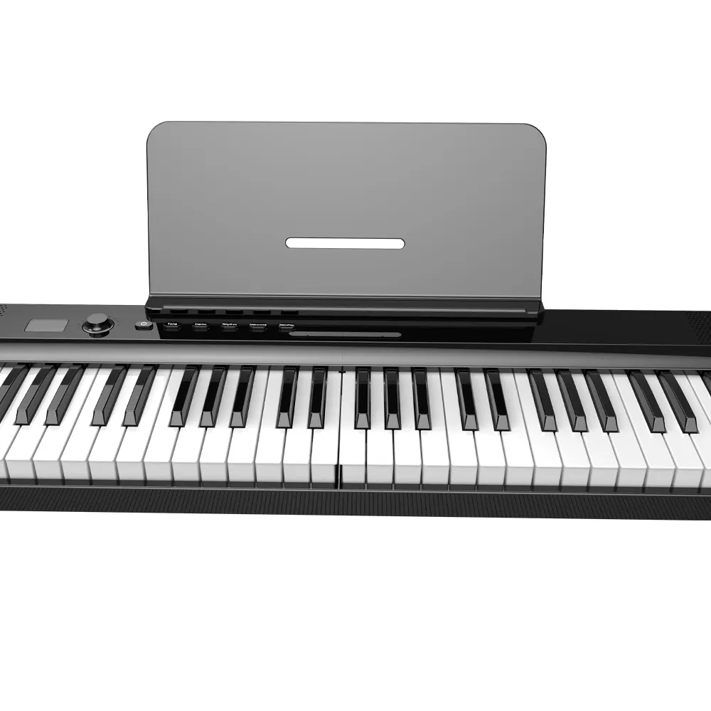 Keyboard listrik Piano listrik Digital portabel lipat baru 2024