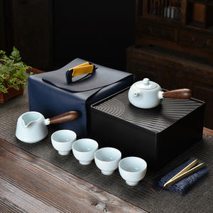 Offre Spéciale complet en céramique Gongfu service à thé poignée latérale <span class=keywords><strong>Pot</strong></span> conférence d'affaires Souvenir cadeau - Product Image 6