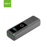 Venta al por mayor 18650 Estación de energía de la batería Pantalla LCD de carga rápida 65W PD 10000mAh Banco de energía para el ordenador portátil Muestra voltaje actual