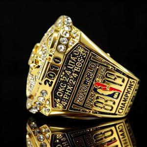 Bague commémorative des Lakers champions 2009-2010, bague Kobe en alliage, bague simple et tendance, commémoration pour les fans - Product Image 2