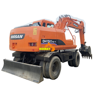 Excavatrice d'occasion Doosan Dh 150 Dh 150w-7 de 15 tonnes en excellent état, excavatrices Doosan Dh55 Dh60 Dh70 Dh75 Dh80 Dh215 Dh220 en stock - Product Image 6