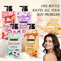 Gel Douche Parfumé FORMBO 458ml – Parfum Longue Durée pour une Peau Douce – Nettoyage en Profondeur – Liquide de Bain Parfum Dessert