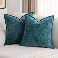 Housse de coussin carrée douce pour la maison, écologique, lavable, décorative