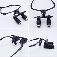 FD-501K Electric Dental Magnifier Loupe Binocular Frames 4X 5X 6X Magnifying Glasses LED Light Source for Dentistry Equipment