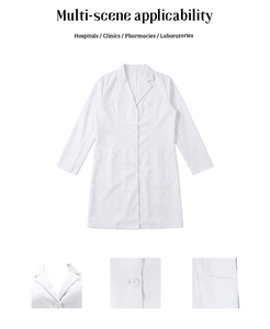 Uniformes de Hospital, Chaquetas Blancas de Doctora Personalizadas OEM ODM para Mujer - Product Image 4
