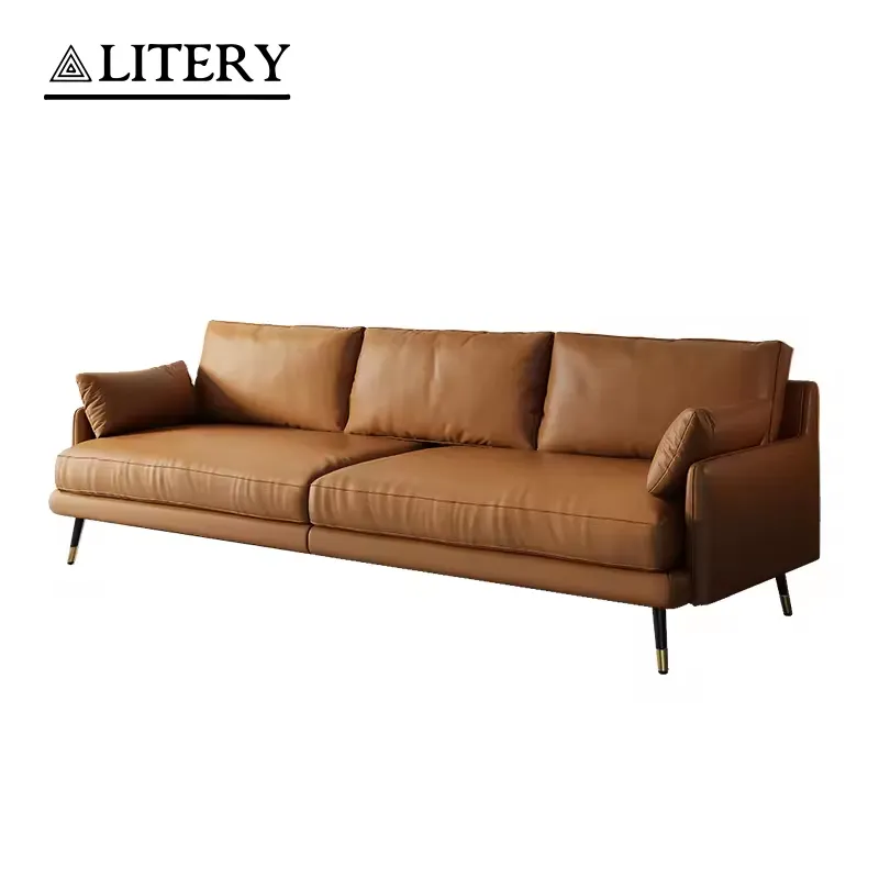 أريكة ضخمة أنيقة على شكل حرف l ، أريكة من الجلد الصناعي, أريكة على شكل حرف l ، أريكة بأربعة مقاعد ، طقم لغرفة المعيشة