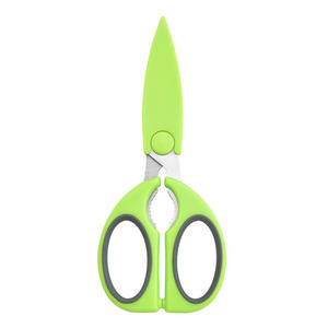 กรรไกรครัวสแตนเลสสีเขียวสำหรับงานหนักอเนกประสงค์สำหรับการตัดเนื้ออาหารทะเลบาร์บีคิว - Product Image 1