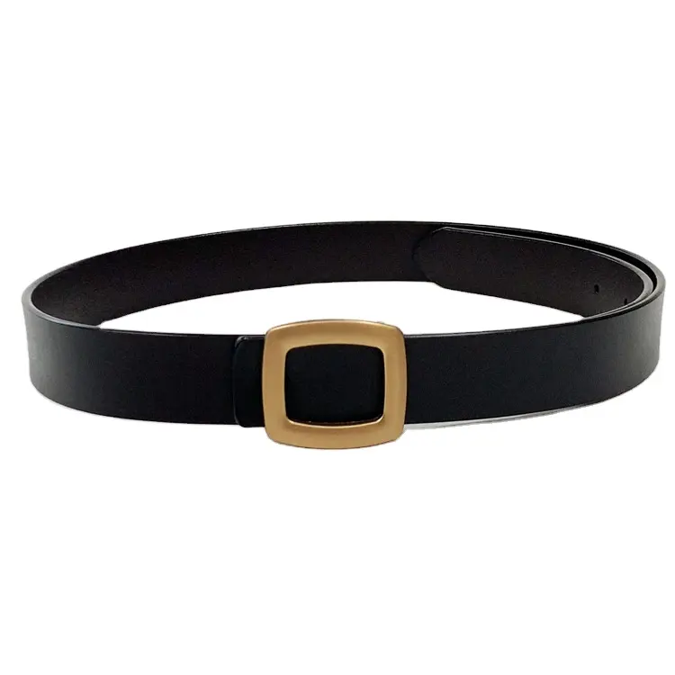 Wholesale Retro Simple Design For Ladies High Quality Genuine Leather Belt For Women