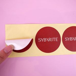 Customized <b>Stickers</b> <b>Colored</b> Logos COpperplate Paper Labels High Viscosity Sheet Food <b>Stickers</b> Customized Printing - Product Image 2