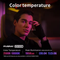 ZHIYUN FIVERAY M20 COMBO 20W Lumière d'appoint mini bicolore portable magnétique à LED pour studio extérieur