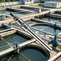 Sonde de capteur d'oxygène dissous (OD) pour eaux usées municipales, RS485 Modbus 0-20mg/L, pour le contrôle des fosses d'aération des stations d'épuration