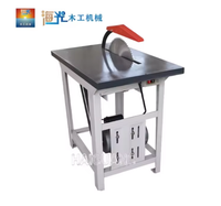 Scie circulaire simple à lame unique 380V 2.2KW horizontale pour le travail du bois, diamètre de lame 500mm, épaisseur de coupe 140mm, moteur