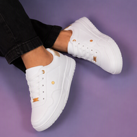 Chaussures décontractées en PU pour femmes, baskets confortables et respirantes pour le bureau et le quotidien