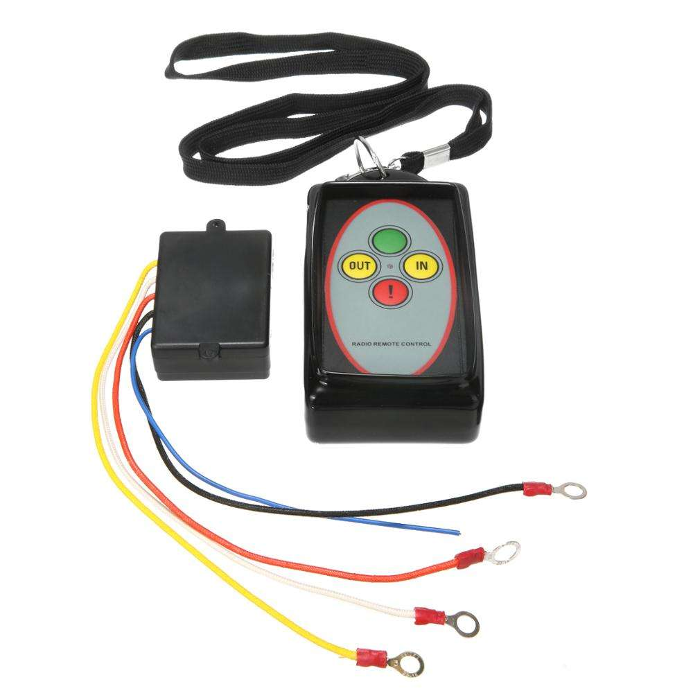 Wireless Winch <strong>Remote</strong> Control Kit Set <strong>Remote</strong> Operating Range for <strong>Universal</strong> Car