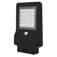 Lámpara de pared LED solar con accesorio en forma de L, 4W, montaje en pared, IP65, resistente al agua, alto brillo, para iluminación de áreas del hogar