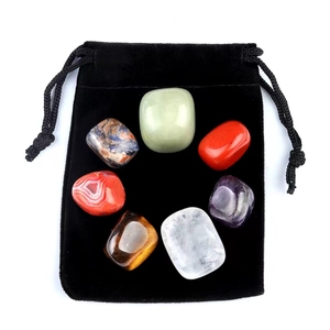 <strong>Wholesale</strong> Handmade Natural <strong>Crystal</strong> Seven Chakra Healing Stones Set <strong>Raw</strong> Gemstone for Energy Healing - Product Image 4