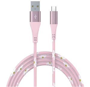 Matériaux respectueux de l'environnement en cuir Pu Câbles de chargeur de charge rapide Câble Usb vers Type-C Usb C - Product Image 2