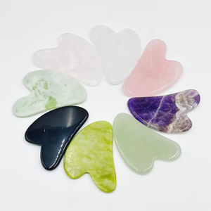 Venta caliente raspado herramienta de masaje masajeador facial cuerpo Gua Sha Stone Set - Product Image 3