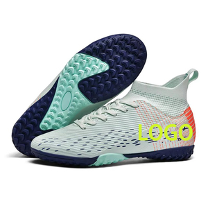 Chaussures <span class=keywords><strong>de</strong></span> football personnalisées tendance <span class=keywords><strong>en</strong></span> promotion, souples, tissées, antidérapantes, à crampons longs AG/TF, montantes - Product Image 6