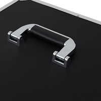 Boîte de rangement pour disques vinyles en aluminium imperméable, capacité de 50 LP, boîte de transport protectrice pour disques vinyles en alliage d'aluminium à coque rigide