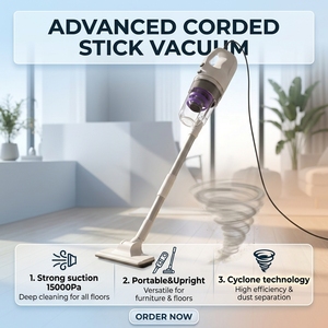 <span class=keywords><strong>Aspirateur</strong></span> portable Eluxgo Mini Cyclone avec filtre aquatique 2 en 1, <span class=keywords><strong>aspirateur</strong></span> puissant 15000Pa, <span class=keywords><strong>nettoyeur</strong></span> de canapé, <span class=keywords><strong>aspirateur</strong></span> à bâton - Product Image 2