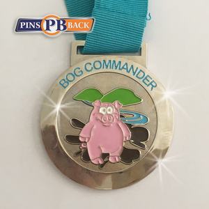 Großhandel individuelle hight polnischen silber metall überzug günstige award machen metall 2,5 zoll carnaval lustige medaillen - Product Image 1