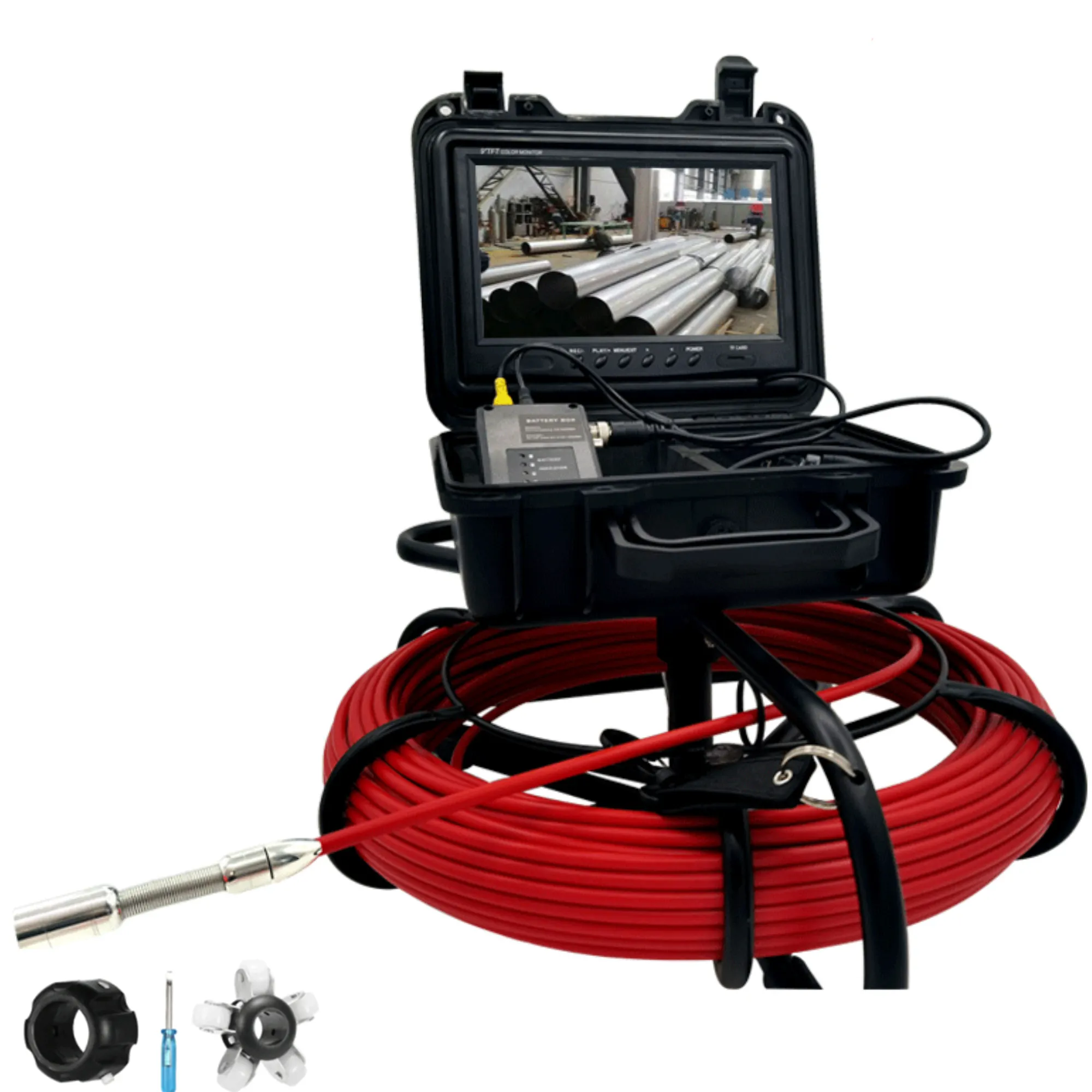 23MM Lens 20M Cable Industrial Endoscope Chimney Sewer Pipe Inspection Snake Camera System With DVR