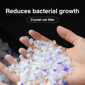 Bán Hot Cao Cấp Tốt Nhất Silica Gel Pha Lê Sản Phẩm Vật Nuôi OEM Mèo Sạch Tinh Thể Mèo Nhẹ Số Lượng Lớn Cát Bán Buôn - Product Image 2