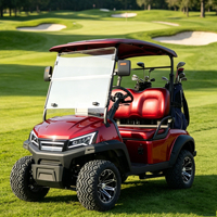 Voiturette de golf électrique 72V 4 places 5kW, couleur de carrosserie personnalisable, rangement supplémentaire, certifiée DOT pour les quartiers américains