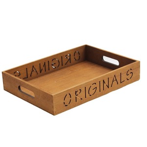 Originals Wooden <b>Storage</b> <b>Tray</b> Rectangle Multifunction Office Organizer Unfinished - Product Image 5