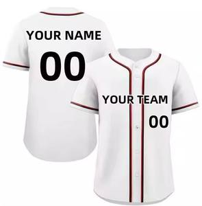 Baseball Jersey Custom <b>White</b> Red Black Full Embroidery 32 Team Jerseys Wholesale High Quality wholesale - Product Image 1