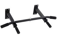 Équipement d'exercice de fitness à domicile Barre de traction de porte murale noire Pullups Barre de traction multifonctionnelle