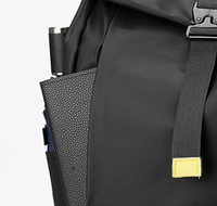 Sac à dos d'ordinateur portable personnalisé avec logo, imperméable, grande capacité, en polyester Oxford, avec fermeture éclair, pour les voyages d'affaires, l'école, les étudiants